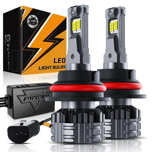 HIGH BRIGHTNESS F22 SERIES 24000LM 110W LED HEADLIGHT BULBS 6500K COOL WHITE - SLBSTORE