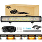 Auxbeam 6 MODES SERIES WHITE&AMBER LED LIGHT BARS 3 INCH/4INCH/7INCH/12INCH/20INCH/22 INCH/30 INCH/42 INCH/50 INCH