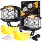 Auxbeam V-MAX Series Led Pods Lights with Amber Covers - SLBSTORE