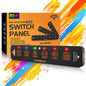 AS-R40/60/80 RGB SLIM SWITCH PANEL TOGGLE/ MOMENTARY/ PULSED MODE SUPPORTED(ONE-SIDED OUTLET) - SLBSTORE