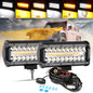 Auxbeam 6 MODES SERIES WHITE&AMBER LED LIGHT BARS 3 INCH/4INCH/7INCH/12INCH/20INCH/22 INCH/30 INCH/42 INCH/50 INCH