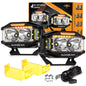 Auxbeam V-MAX Series Led Pods Lights with Amber Covers - SLBSTORE