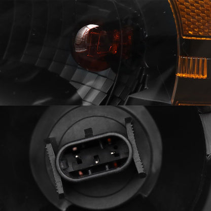 Black Headlight For 2008 - 2016 Freightliner Cascadia With Halogen Bulb, Driver's Right - SLBSTORE