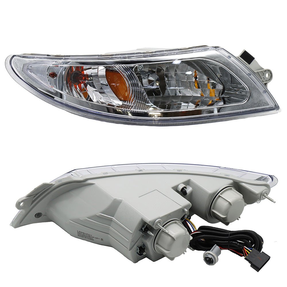 Headlights Assembly Compatible With International Durastar 4200 4300 4400 4900 2002 - 2018 Passenger Side - SLBSTORE