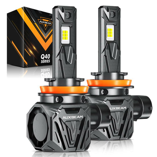 AUXBEAM Q40 Series Ultra-High Brightness 30000LM 120W LED Headlight Bulbs 6500K - SLBSTORE