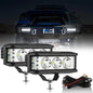 R5 Series 5 Inch 68W White Square Side Shooter Spot Beam LED Pod Lights LED Light Bar - SLBSTORE