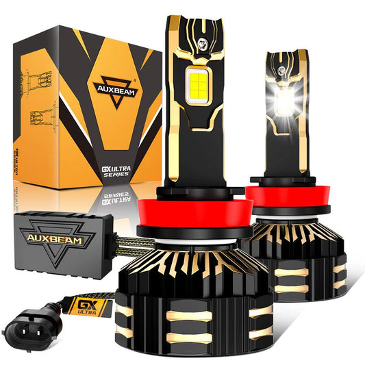 AUXBEAM GX-ULTRA Series 40000LM 240W LED Headlight Bulbs 6500K Cool White New - SLBSTORE