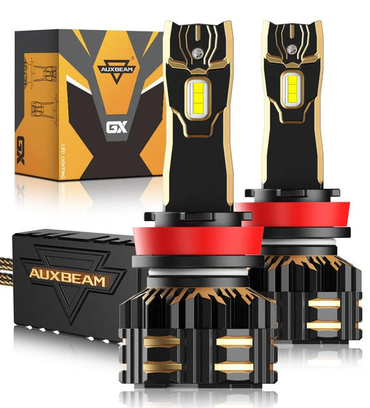 AUXBEAM GX SERIES 25000LM 120W LED HEADLIGHT BULBS 6500K COOL WHITE - SLBSTORE