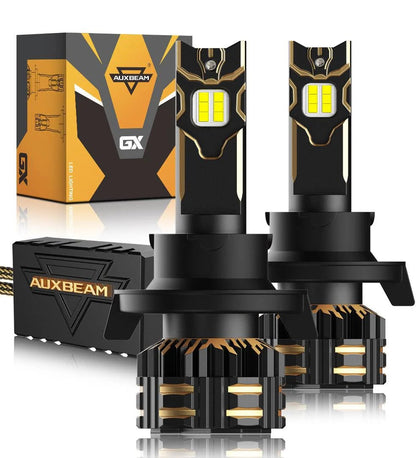 AUXBEAM GX SERIES 25000LM 120W LED HEADLIGHT BULBS 6500K COOL WHITE - SLBSTORE