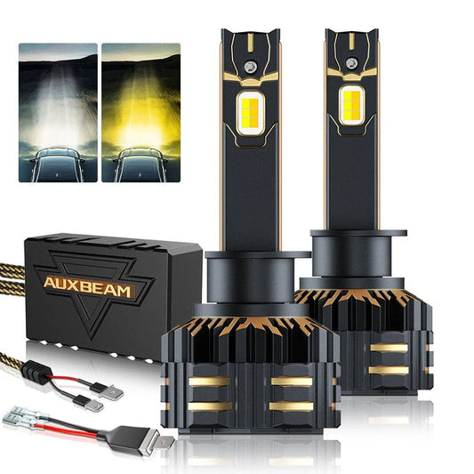 AUXBEAM HIGH POWER & BRIGHTNESS GX BI-COLOR SERIES 25000LM 110W LED HEADLIGHTS DUAL COLOR SWITCHBACK - SLBSTORE
