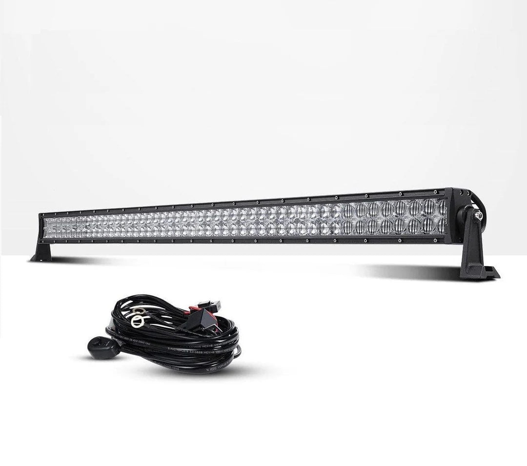 Auxbeam LED Light Bar 5D Series Combo Beam Straight/Curved Double Row - SLBSTORE