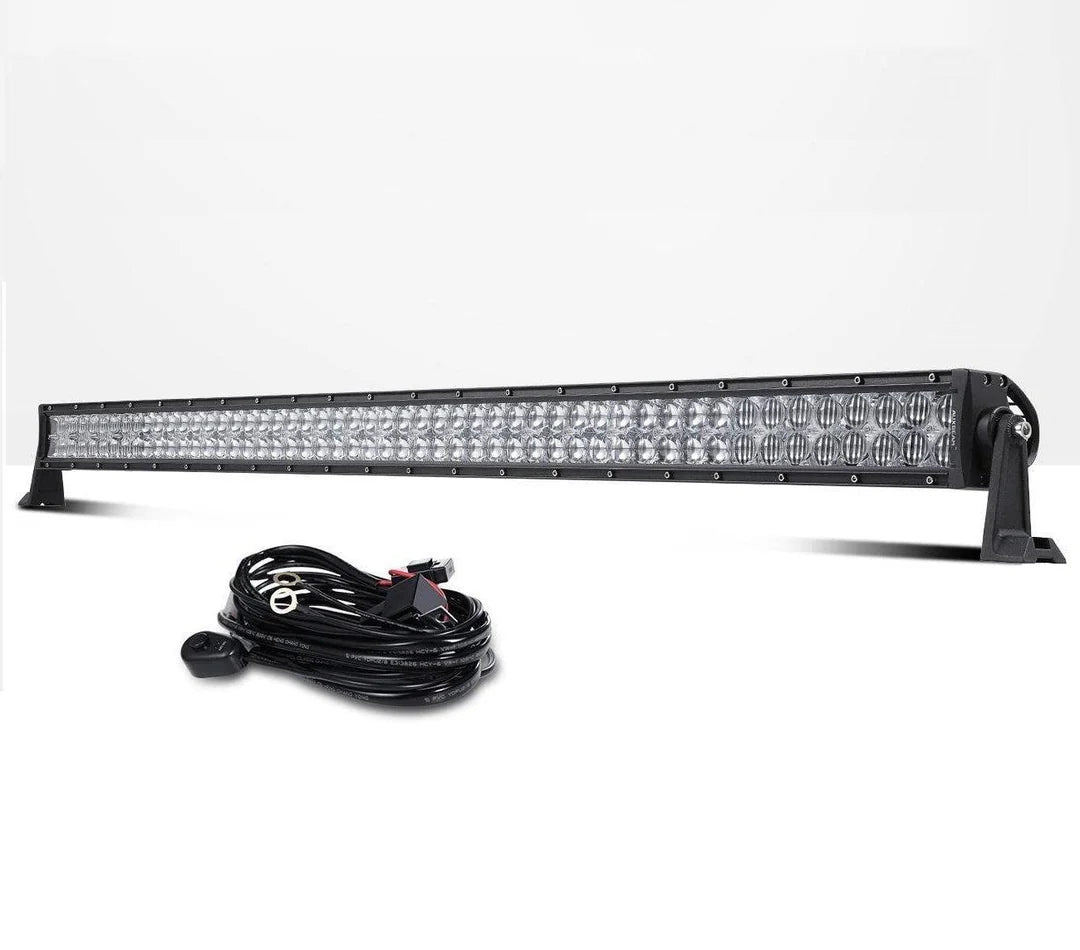 Auxbeam LED Light Bar 5D Series Combo Beam Straight/Curved Double Row - SLBSTORE
