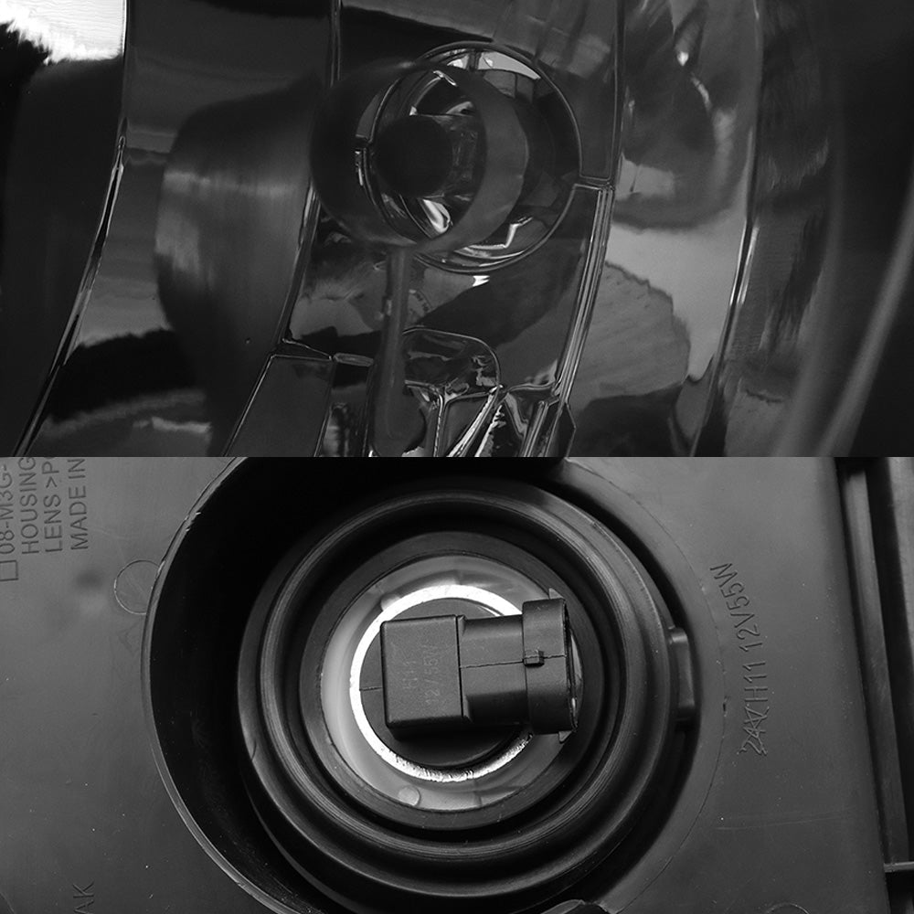 Black Headlight For 2008 - 2016 Freightliner Cascadia With Halogen Bulb, Driver's Right - SLBSTORE