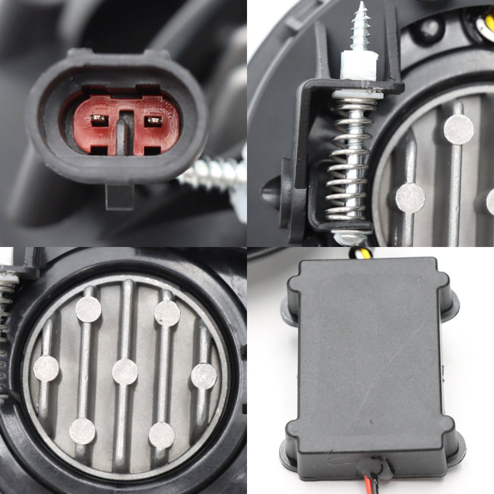 Pair LED Fog Lights Compatible With 2000 - 2015 Freightliner CenturyColumbia - SLBSTORE