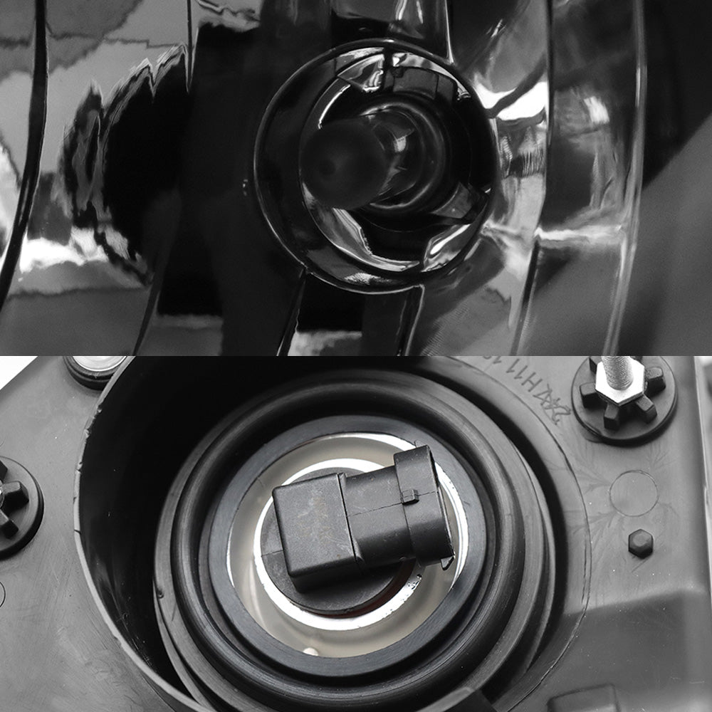 Black Headlight For 2008 - 2016 Freightliner Cascadia With Halogen Bulb, Driver's Right - SLBSTORE