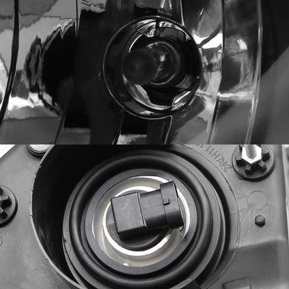 Black Headlight For 2008 - 2016 Freightliner Cascadia With Halogen Bulb, Driver's Right - SLBSTORE