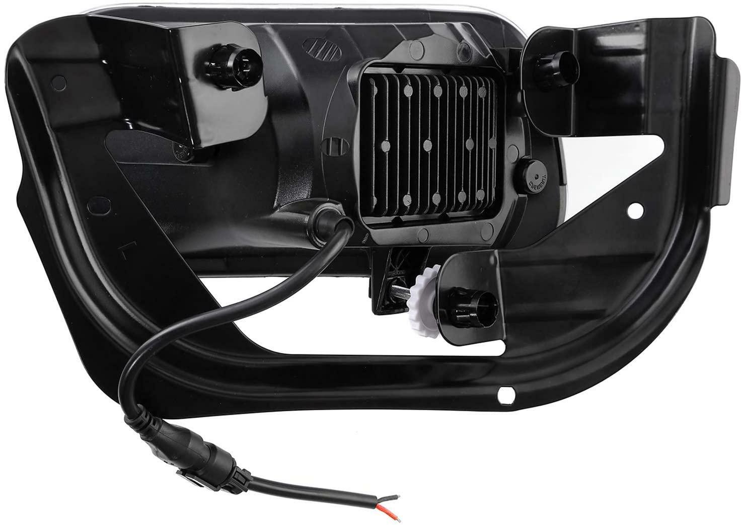 LED Fog Lights Dodge Ram 1500 2009 - 2012, Ram 2500/3500 2010 - 2018 Auxbeam Chrome - SLBSTORE