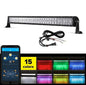 Auxbeam 32 Inch V - Series Curved RGBW Color Changing Off Road Led Light Bar - SLBSTORE