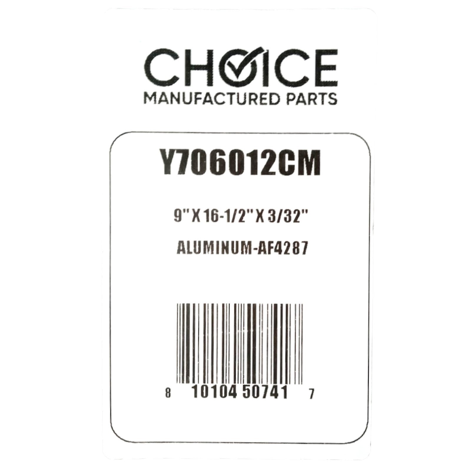 CMP Y706012 Aluminum Grease Range Hood Filter for Whirlpool Jenn Air WPY706012 - SLBSTORE