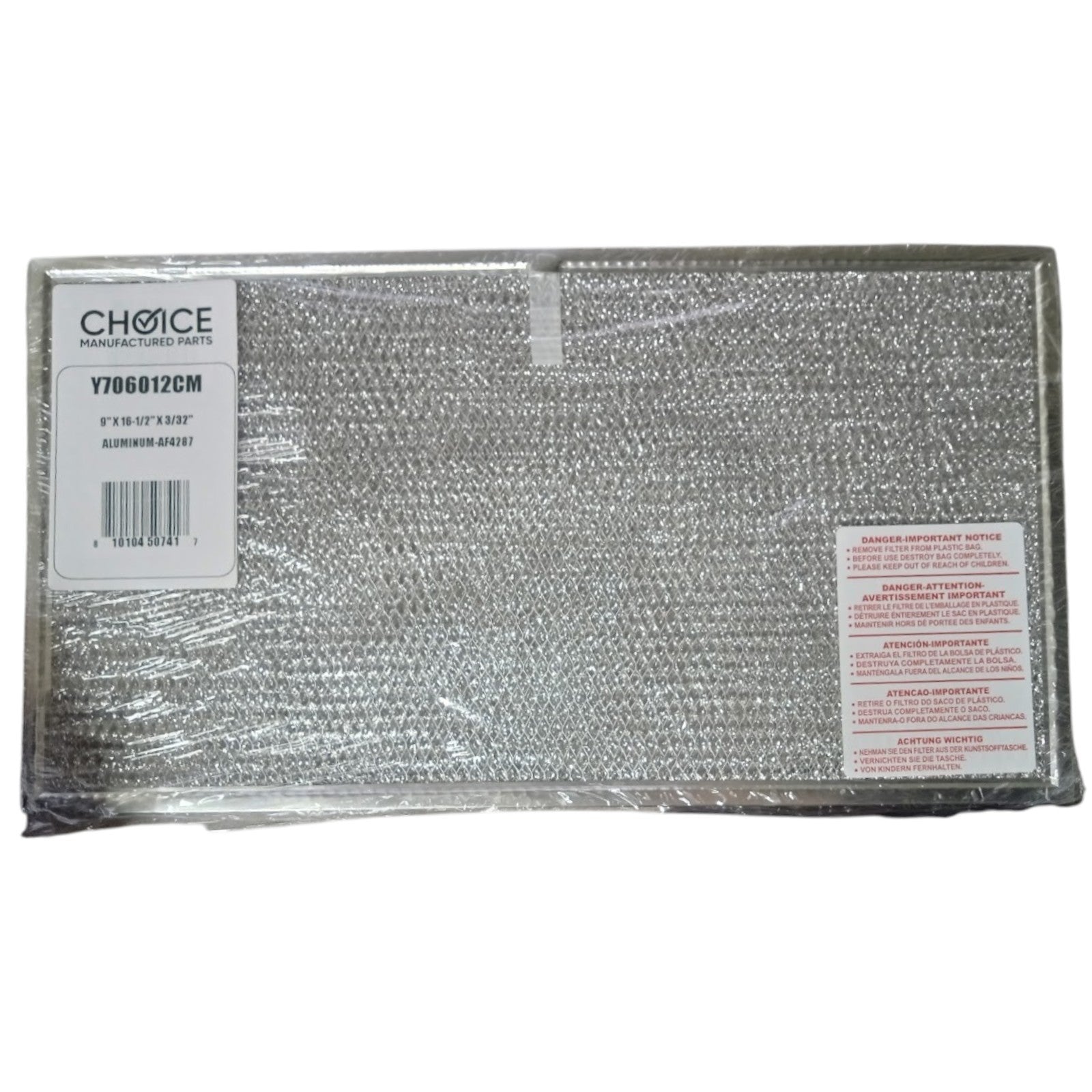 CMP Y706012 Aluminum Grease Range Hood Filter for Whirlpool Jenn Air WPY706012 - SLBSTORE