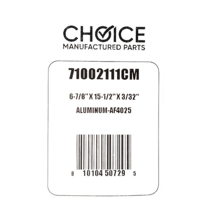 Choice Part 71002111 Aluminum Grease Range Hood Filter for Whirlpool WP71002111 - SLBSTORE