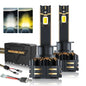 H1 HIGH POWER & BRIGHTNESS GX BI-COLOR SERIES 25000LM 110W LED HEADLIGHT BULBS - SLBSTORE