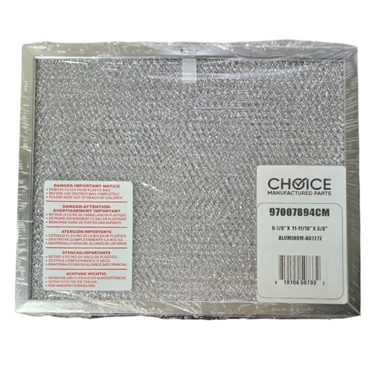 Choice Part 97007894 Aluminum Grease Range Vent Hood Filter for Broan - SLBSTORE