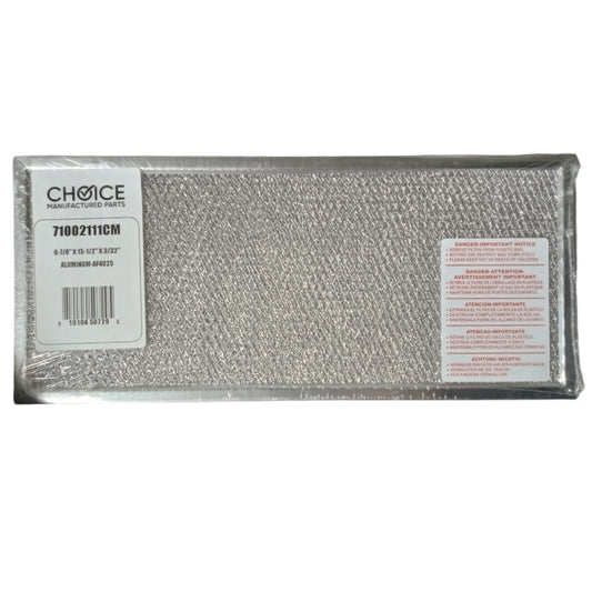Choice Part 71002111 Aluminum Grease Range Hood Filter for Whirlpool WP71002111 - SLBSTORE