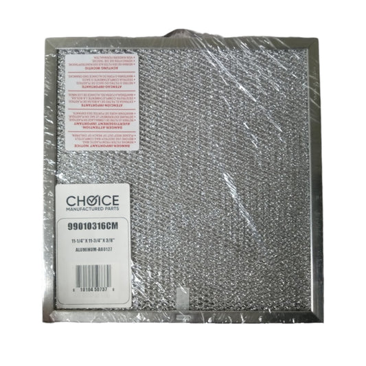Choice Part 99010316 Aluminum Grease Range Vent Hood Filter for Broan BPQTAF - SLBSTORE
