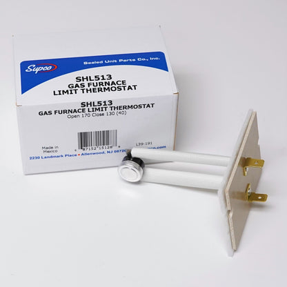 Supco SHL513 Plenum Limit Thermostat Thermodisc L170-40 - SLBSTORE