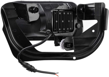 LED Fog Lights Dodge Ram 1500 2009 - 2012, Ram 2500/3500 2010 - 2018 Auxbeam (Black) - SLBSTORE