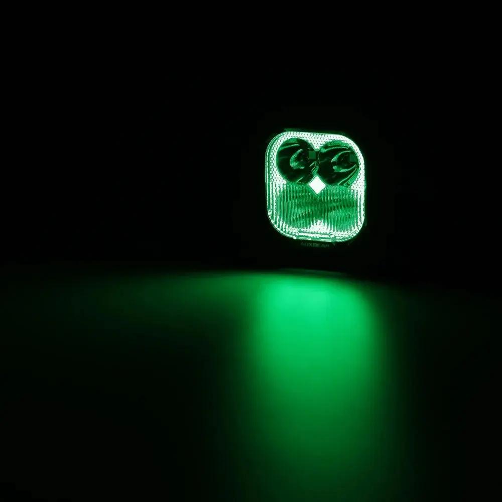 AUXBEAM 3" 116W RGB LED Pod Lights COMBO Beam 8 Color Lights Color Play 12960LM - SLBSTORE