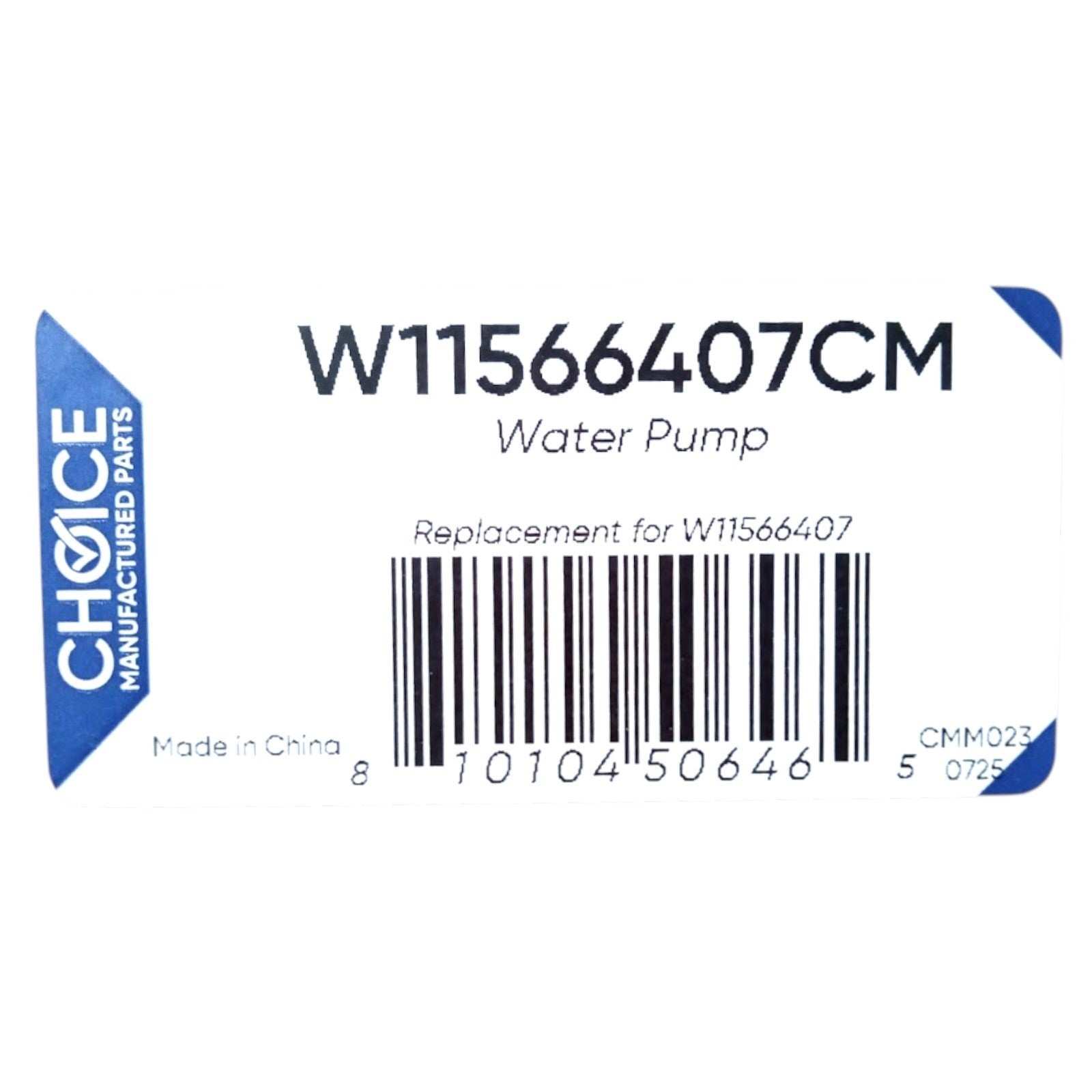 Choice W11566407 Ice Machine Reservoir Drain Pump for Whirlpool - SLBSTORE