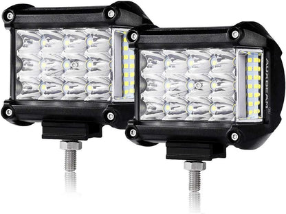 Auxbeam 4" Side Shooter LED Pods 19W Off Road Light Pod Combo Beam - SLBSTORE