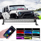 Auxbeam 22 Inch V - PRO Series Straight RGBW Color Changing Off Road Led Light Bar - SLBSTORE