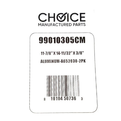 Choice Part 99010305 Aluminum Grease Range Vent Hood Filter 2 Pack for Broan - SLBSTORE