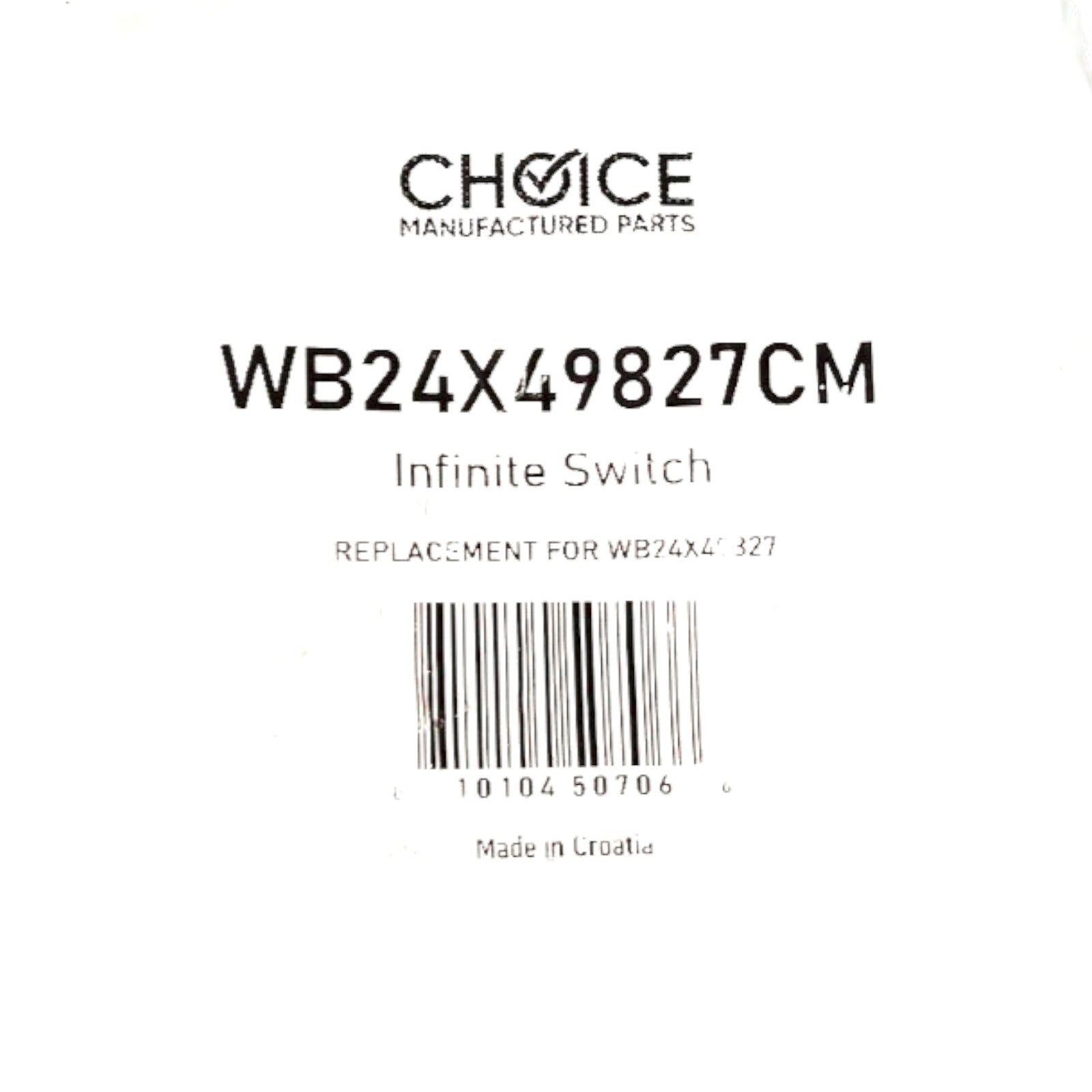 Choice Part WB24X49827 Range Burner Infinite Switch Control for GE Stove - SLBSTORE