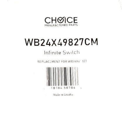 Choice Part WB24X49827 Range Burner Infinite Switch Control for GE Stove - SLBSTORE