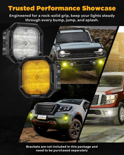 AUXBEAM 3" LED Fog Light Kit For Lexus Toyota Subaru Legacy - SLBSTORE